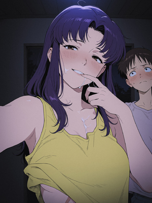 JuicePiggy16 - Drunk Misato (Patreon) (AI Generated)_019