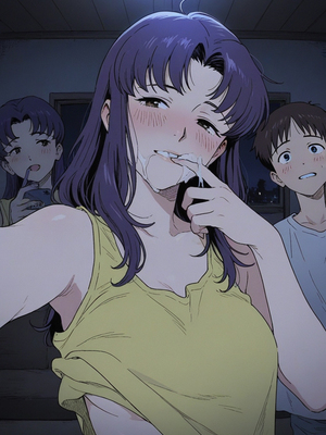 JuicePiggy16 - Drunk Misato (Patreon) (AI Generated)_095