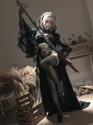 蠢沫沫 -&nbsp;&nbsp;尼尔纪元 黑花嫁_1