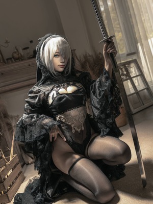 蠢沫沫 -&nbsp;&nbsp;尼尔纪元 黑花嫁_5