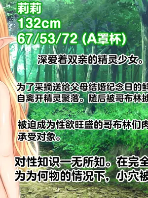 [スタジオ山ロマン (cccpo)] ゴブリンの孕み袋～さらわれたエルフの少女の飼育記録～ [中国翻訳]_002_tuke