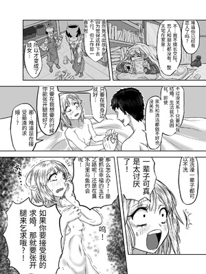 [未確認性命体 (unknown)] 風呂嫌いな地味顔エルフの娼婦を騙して嫁にする [中国翻訳]_0023