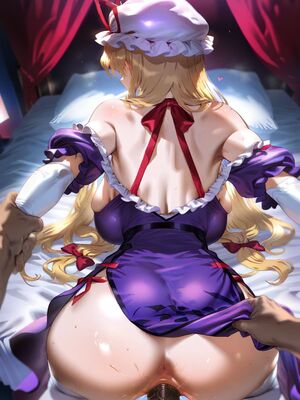 (Flowersbeautiful) 5a22.八雲紫 BBC 東方Project【344p】[AI Generated]_142_5a22._BBC_Project344p_142