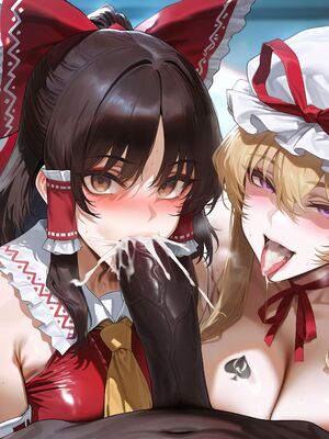 Flowersbeautiful 12b40.八雲紫&博麗霊夢 BBC TOUHOU【161p】 [AI Generated]_053