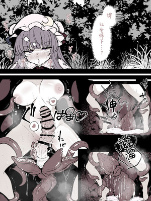 [はとめ本舗 (はとめ)] パチュリーが穴にはまって触手に種付けされちゃう漫画 (東方Project) [紫藤汉化组]_07_cfta
