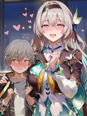 [神奇牛子] 击破队大姐姐们的茶会 Break Effect Teaparty [AI GENERATED]_014_014