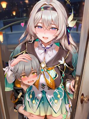 [神奇牛子] 击破队大姐姐们的茶会 Break Effect Teaparty [AI GENERATED]_015_015