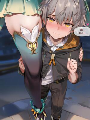 [神奇牛子] 击破队大姐姐们的茶会 Break Effect Teaparty [AI GENERATED]_020_020