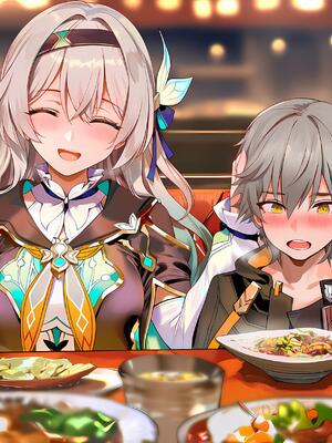 [神奇牛子] 击破队大姐姐们的茶会 Break Effect Teaparty [AI GENERATED]_028_028