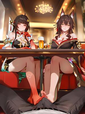 [神奇牛子] 击破队大姐姐们的茶会 Break Effect Teaparty [AI GENERATED]_037_037