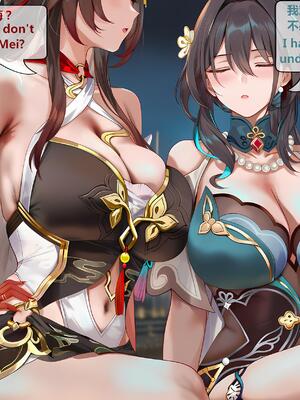 [神奇牛子] 击破队大姐姐们的茶会 Break Effect Teaparty [AI GENERATED]_064_064