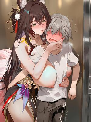 [神奇牛子] 击破队大姐姐们的茶会 Break Effect Teaparty [AI GENERATED]_105_105