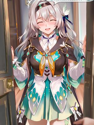 [神奇牛子] 击破队大姐姐们的茶会 Break Effect Teaparty [AI GENERATED]_215_215