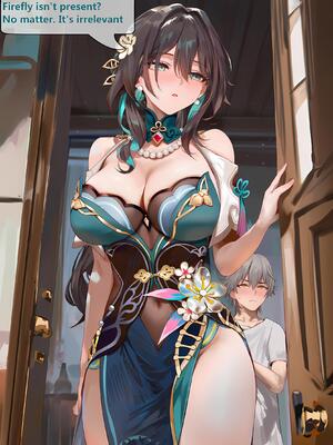 [神奇牛子] 击破队大姐姐们的茶会 Break Effect Teaparty [AI GENERATED]_299_299