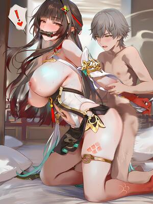 [神奇牛子] 击破队大姐姐们的茶会 Break Effect Teaparty [AI GENERATED]_375_375