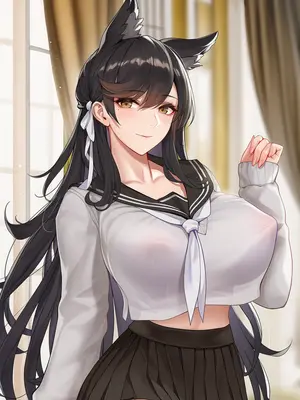 [AI小松鸟]战术学院的学前误会❤️，变态狗狗爱宕的寻恋嗅癖❤️变态狗狗爱宕老婆的燥热渴恋❤️[Ai Generated]_002_p01