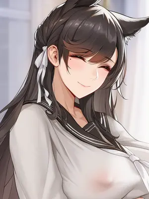 [AI小松鸟]战术学院的学前误会❤️，变态狗狗爱宕的寻恋嗅癖❤️变态狗狗爱宕老婆的燥热渴恋❤️[Ai Generated]_003_p02