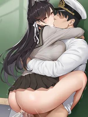 [AI小松鸟]战术学院的学前误会❤️，变态狗狗爱宕的寻恋嗅癖❤️变态狗狗爱宕老婆的燥热渴恋❤️[Ai Generated]_146_p145