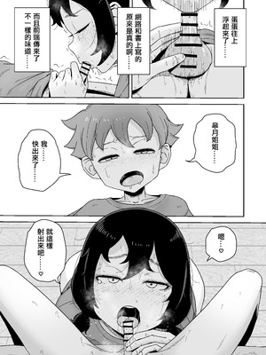 [シチョウカクシツ (はがー)] オナニー依存自堕落女子は少年のオナニーを覗き見する。 [小盒醬漢化]_46_pkji