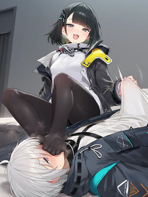 [贱兔] 可怜的博士只能沦为雌小鬼女管的足下玩物~ [AI Generated]_00006