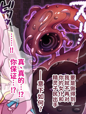 [群青ブルー (msyk)] エルフ触手陵辱～触手の魔女とエルフ姫編～ [中国翻訳]_026_jxgw