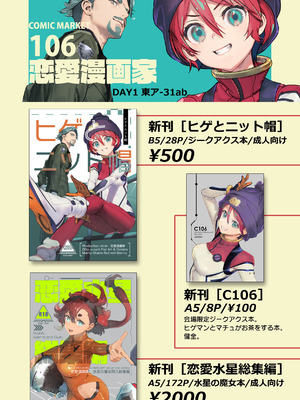 (C106) [恋愛漫画家 (鳴瀬ひろふみ)] ヒゲとニット帽 (機動戦士Gundam GQuuuuuuX)_27_cdvr