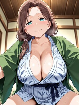 (Tachibana AI) Mama-san Oyako Hot Spring [Tawawa on Monday] - AI Generated_0049