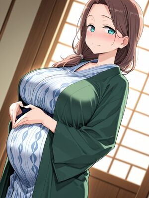 (Tachibana AI) Mama-san Oyako Hot Spring [Tawawa on Monday] - AI Generated_0108