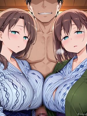 (Tachibana AI) Mama-san Oyako Hot Spring [Tawawa on Monday] - AI Generated_0181