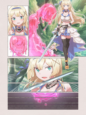 [聖華快楽書店]スライムパンデミック ―エナジードレインでスライムにやりたい放題される姫騎士物語―[中国翻訳]_38_msae