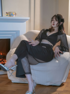 Natsuko夏夏子 NO.042 朦胧OL_回家网址freeshare666.vip-015