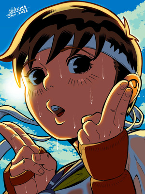 [おぶりび庵 (おぶりびやん)] 純情娘と初めてどうし嬉し恥ずかし汗だく濃厚ラブラブえっち (ストリートファイター)_39_wrqj