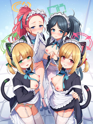 [K+W (ささちん)] 先生攻略ゲーム メイドハーレム編 (ブルーアーカイブ) [DL版]_02_dtxr