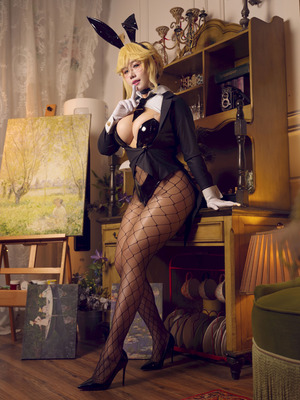 麻花酱 - 胜利女神：妮姬 爱德 兔女郎_03_lsnn