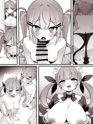 [こけもも] 眷属にフェラしてる所をみせつけるあ〇あと、ヤキモチを焼くト〇様 (ホロライブ)【個人翻譯】_10