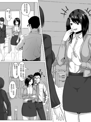[けむしの晩餐会] 社内恋愛してる彼女がセクハラ爺に堕とされる [中国翻訳]_0003