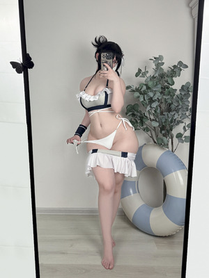 EpicInternetGF (mommy-anna) (anna-san) (Ana Maria Balaban) Tifa Lockhart Maid Outfit_6_ynlg