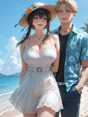 [PaperHero] - Beach Vacation - Yor Forger_#039