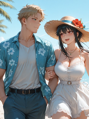 [PaperHero] - Beach Vacation - Yor Forger_#040