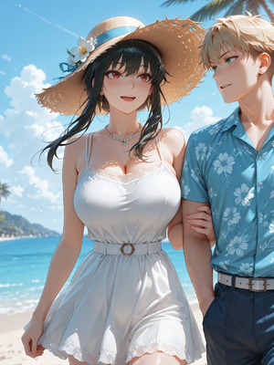 [PaperHero] - Beach Vacation - Yor Forger_#041