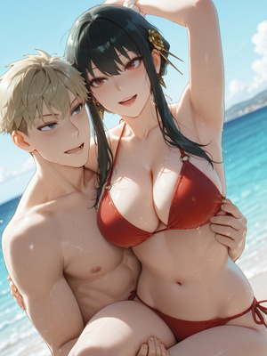 [PaperHero] - Beach Vacation - Yor Forger_#086