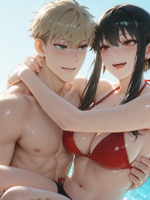 [PaperHero] - Beach Vacation - Yor Forger_#088