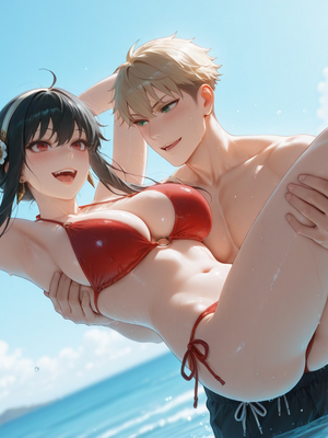 [PaperHero] - Beach Vacation - Yor Forger_#089