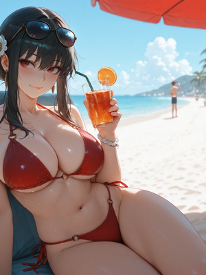 [PaperHero] - Beach Vacation - Yor Forger_#090