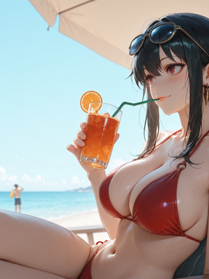 [PaperHero] - Beach Vacation - Yor Forger_#091