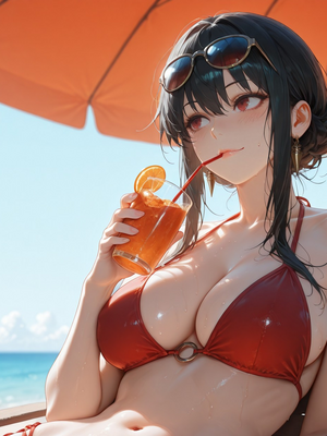 [PaperHero] - Beach Vacation - Yor Forger_#092