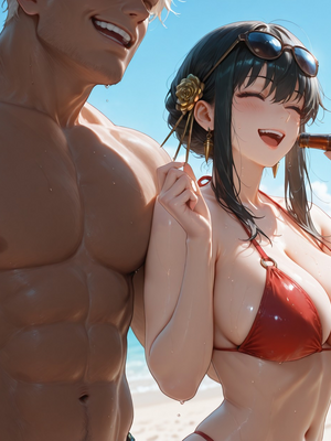 [PaperHero] - Beach Vacation - Yor Forger_#129