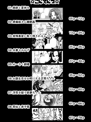 [少女落描中 (暇人のいず)] スケベな幻想少女集10 (東方Project) [DL版]_004_ljuf