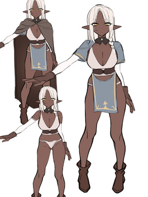 [MM] 褐色エルフを助けたら恩返しされた話｜救了黑皮精靈後被她報答的故事 [天帝哥個人漢化]_27_vjqm