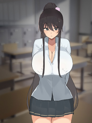 [ふたわーくす] 高身長でクールなロングポニテ美少女JKにゆめかわ衣装を着せて褒めまくる_198_cuhr